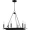 Quoizel Calliope Chandelier 6 Lights Matte Black CPE5025MBK - alternate 4
